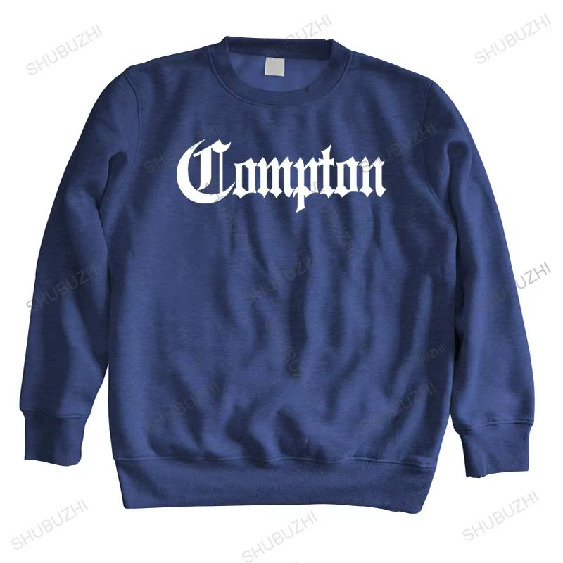 Sweat à capuche col rond pour homme Compton California GOTHIC Eazy E NWA Dr Dre Rechte Outta COMPTON