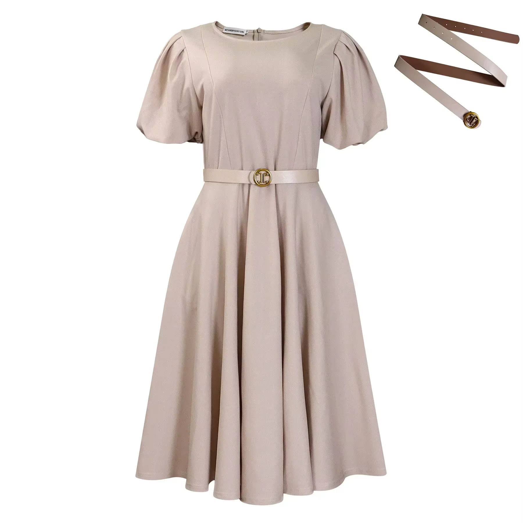 Robe mi-longue plissée en polyester à manches courtes pour femmes, vêtements africains, tenues de so