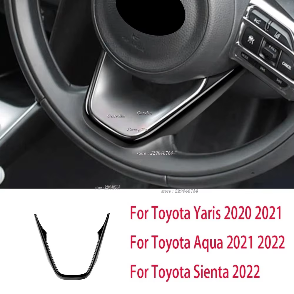 Pour Toyota Yaris Cross 2020 2021 2022 2023 ABS noir, accessoires de voiture, décoration de commutat