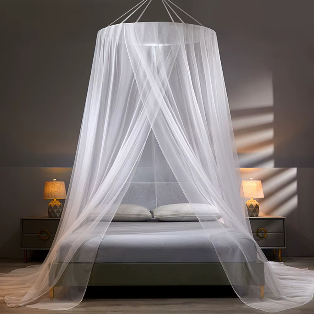 Moustiquaires pour lit Camping auvent rideau Double lit chambre articles de décoration rideaux de ch
