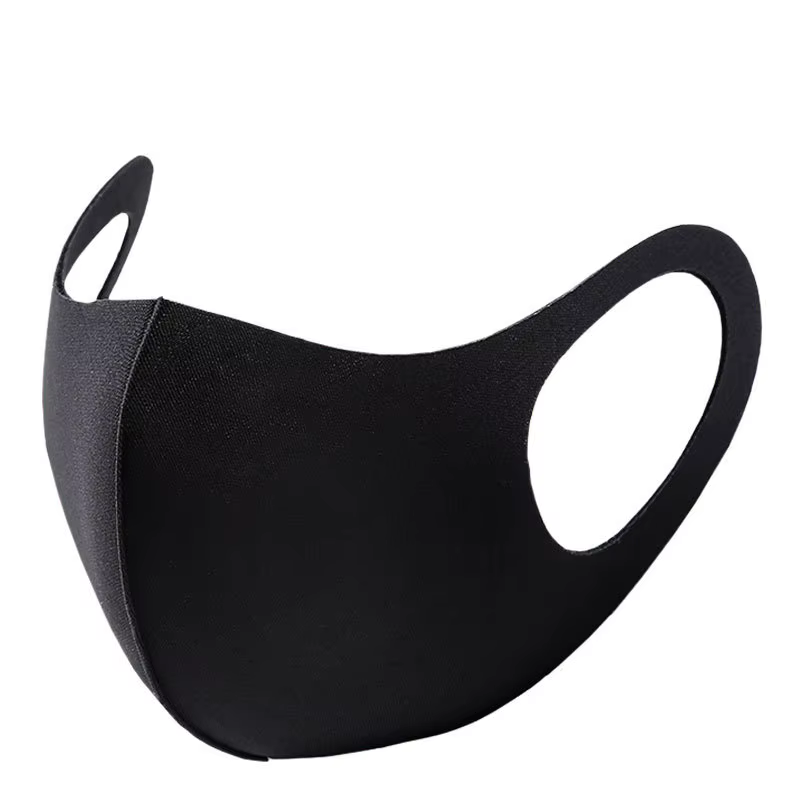 Masque facial de protection UV pour adultes et enfants, masque d'été à boucles auriculaires, noir, a