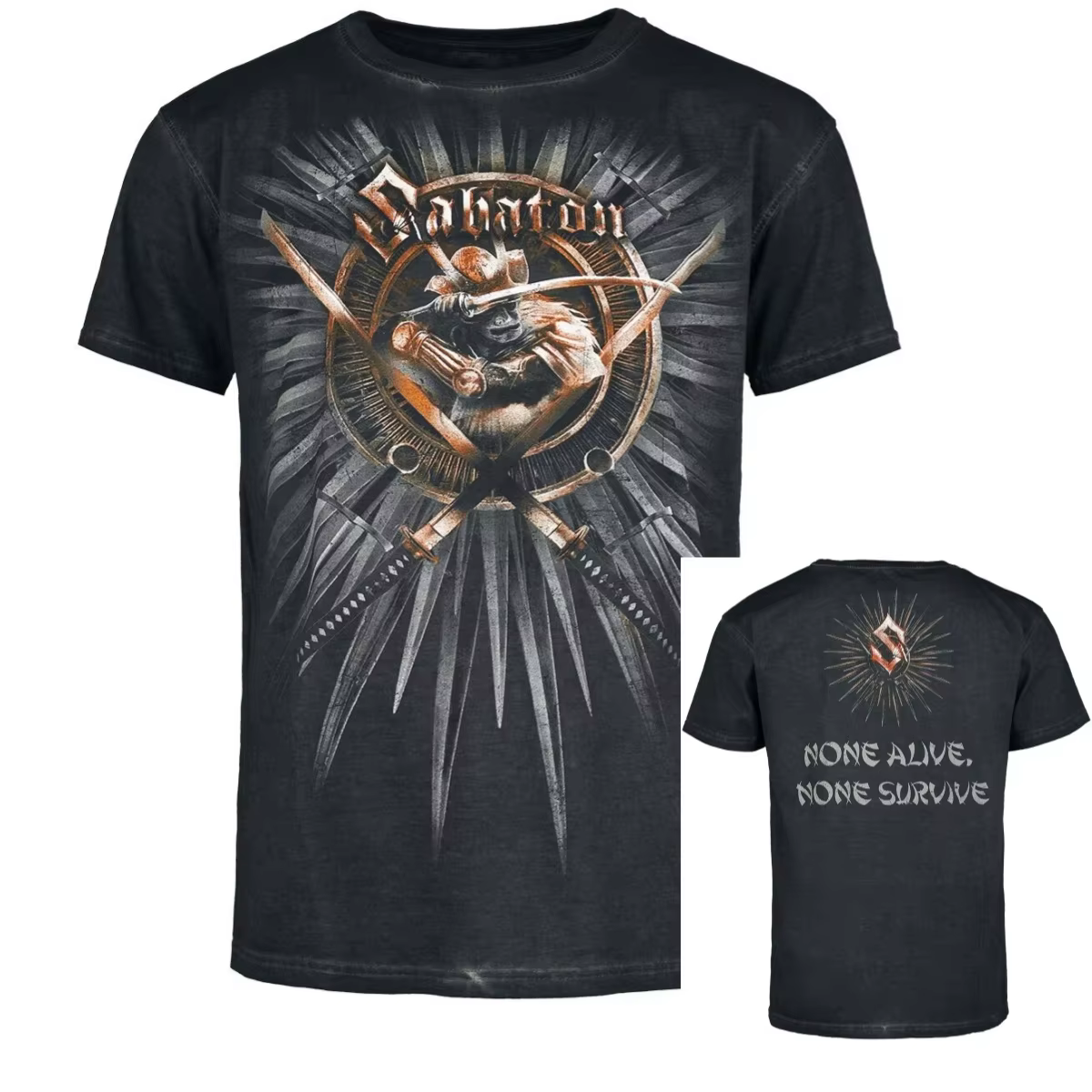 Nouveau T-shirt Sabaton 2026 pour Hommes et Femmes, Motif Groupe de Rock Métal Vintage, Streetwear d