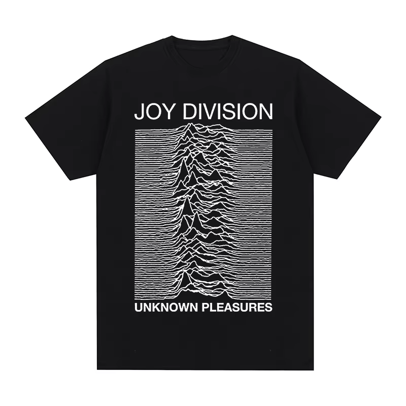 Joy Division UNKNOWN PLEASURES t-shirt Vintage mode décontracté Streetwear coton hommes t-shirt nouv