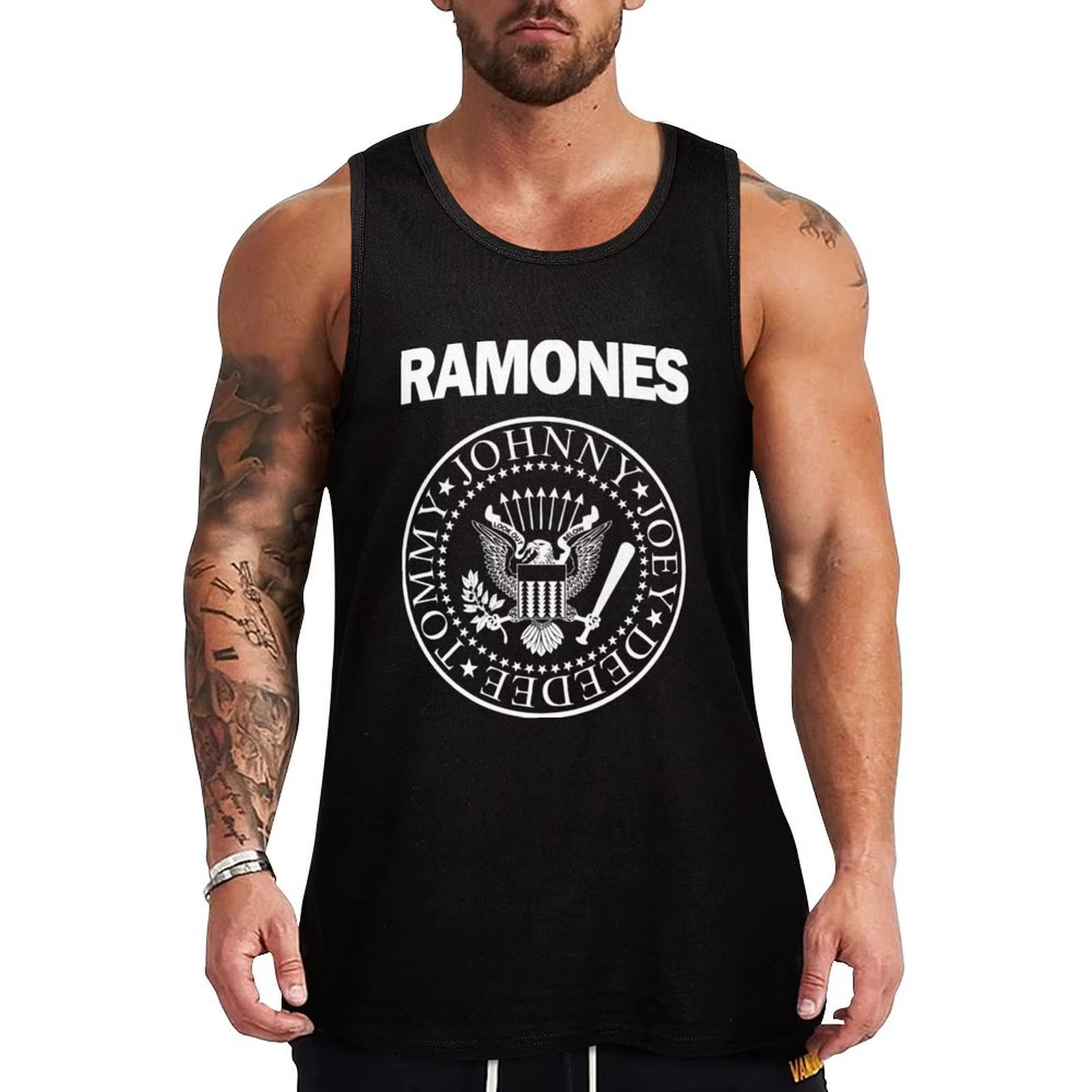T-shirt de fitness pour hommes, vêtements de basket-ball, haut précieux, Ramone Merch Essential