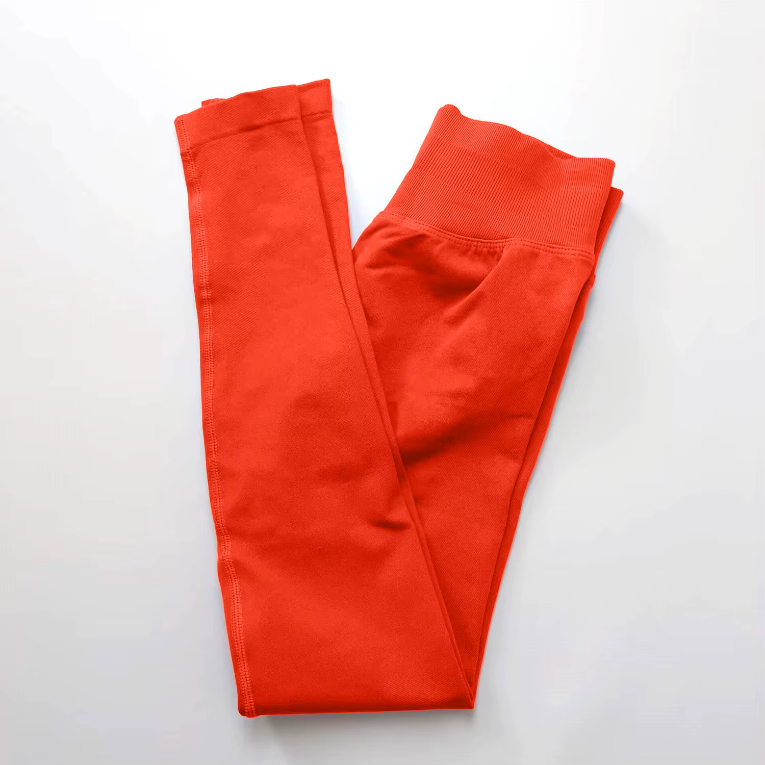 NCLAGEN Leggings de yoga pour femme, pantalon de sport sans couture, avec bande côtelée basse, vêtem