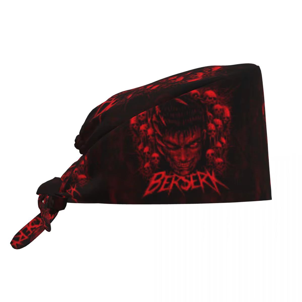 B-Berserks Casquette de travail et de nettoyage confortable unisexe, motif guerriers imprimé, style 