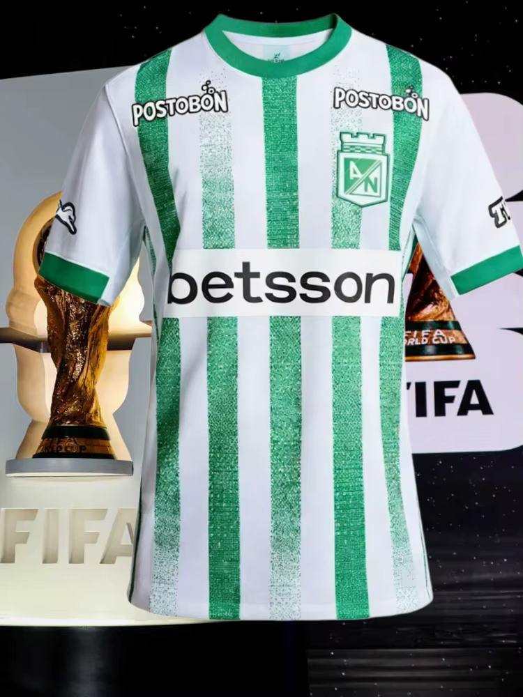 Maillot de football domicile Atletico Nacional Medellin 2026 – T-shirt de sport à séchage rapide pou