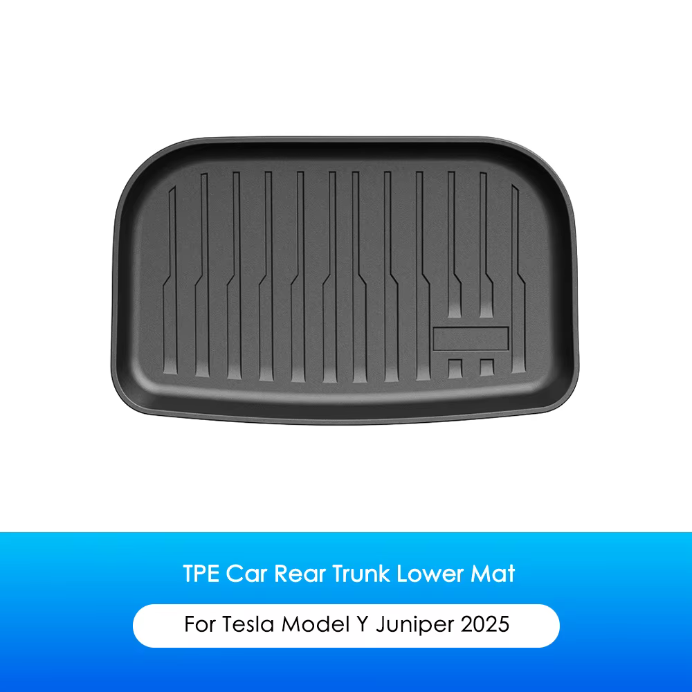 Tapis de coffre avant et arrière pour Tesla modèle Y Juniper 2025, doublure de chargement, tampons T