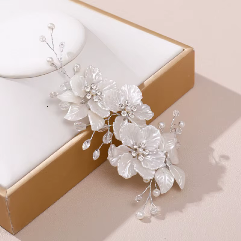 Accessoires de cheveux de mariage à fleurs, bandeaux doux à la mode pour femmes, couvre-chef de mari