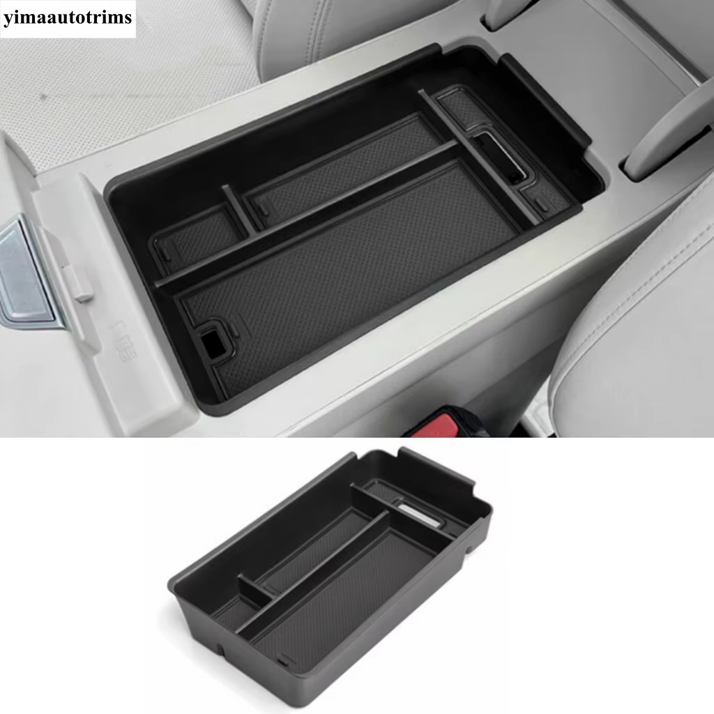 Voiture sous le conteneur Console centrale accoudoir boîte de rangement support plateau accessoires 