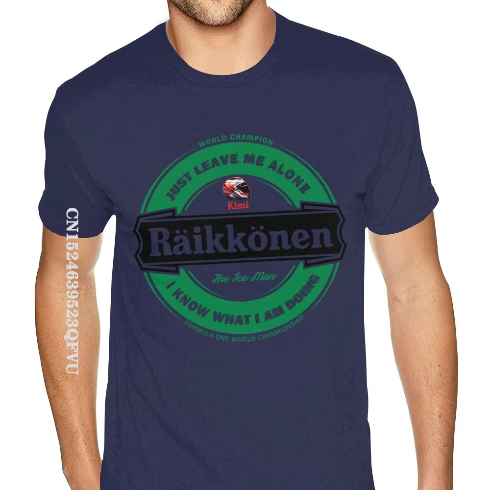 Kimi Raikkonen – t-shirt surdimensionné pour hommes et femmes, avec Photo, Logo personnalisé, Style 