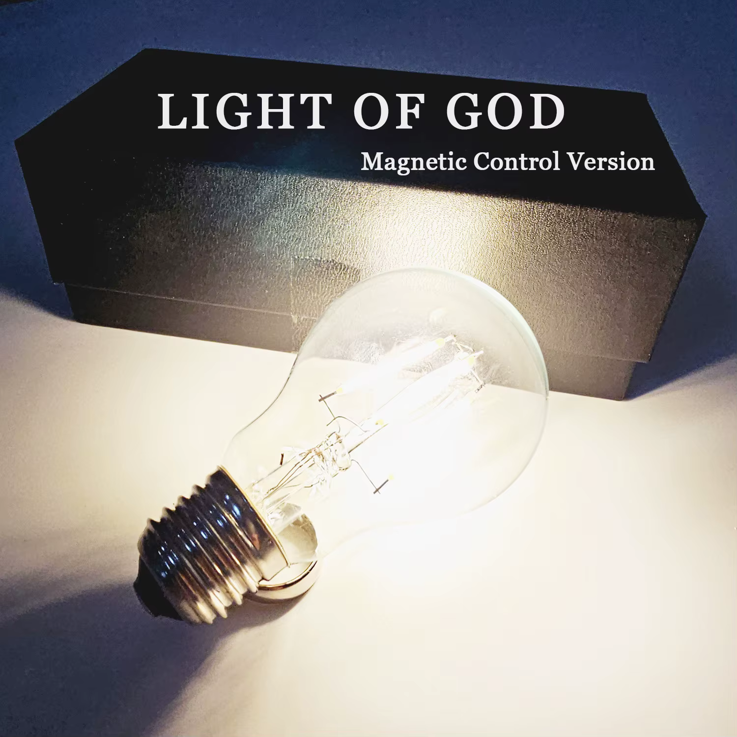 Lumière de dieu (contrôle magnétique) tours de magie, ampoule lumineuse avec esprit, ampoule mystéri