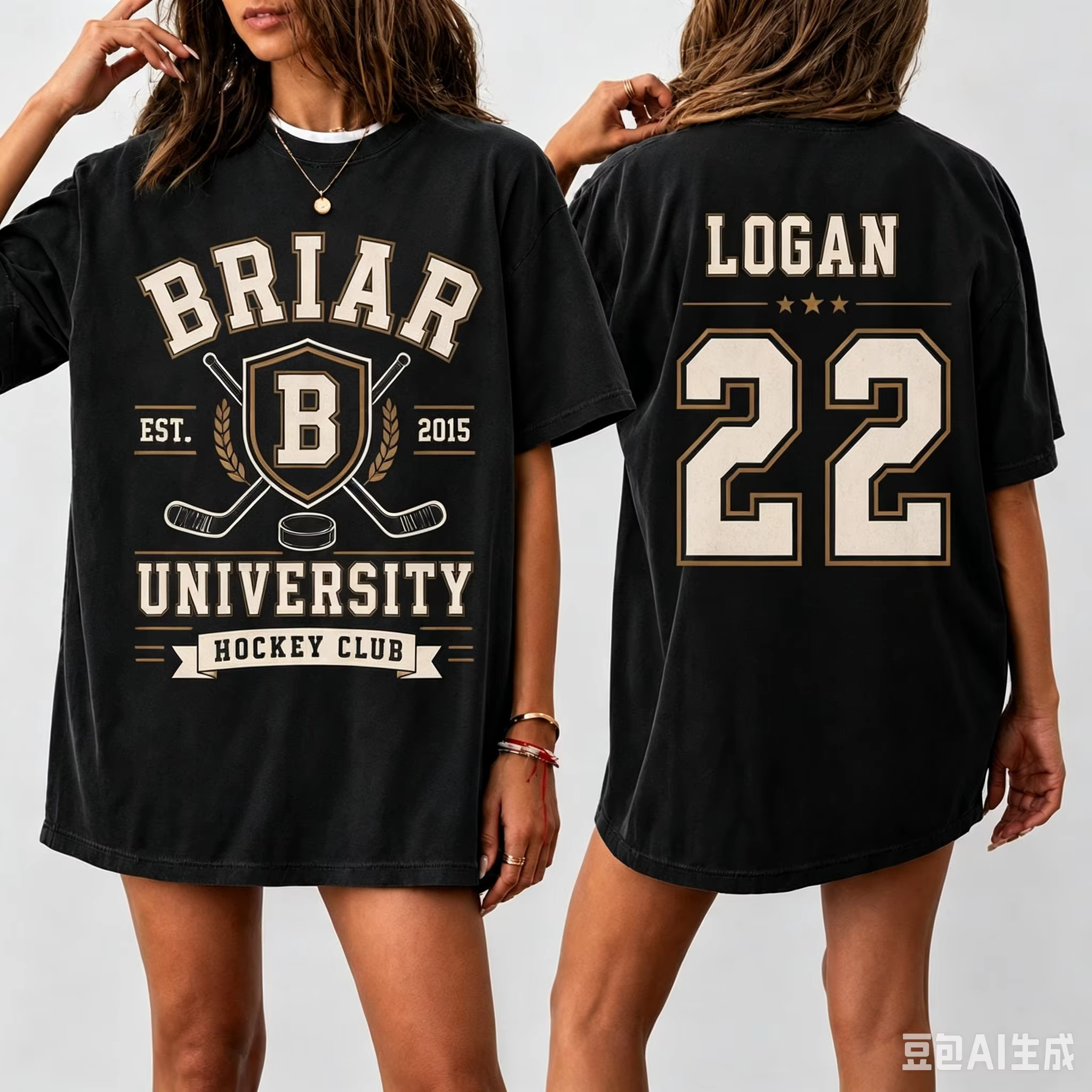 T-shirt Unisexe 2026 Off Campus Logan 22 pour Hommes et Femmes, en Coton, Style Y2K, Mode Été, Haut 