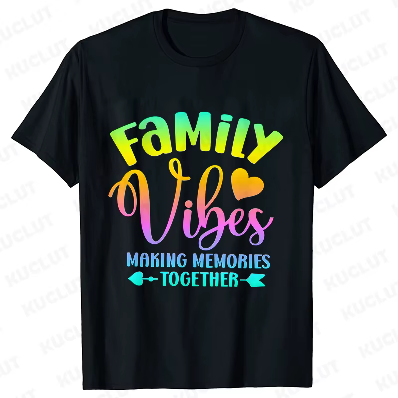 Économie vibes pour la famille, tenues unisexes pour enfants, t-shirts de vacances Y-Cruise assortis