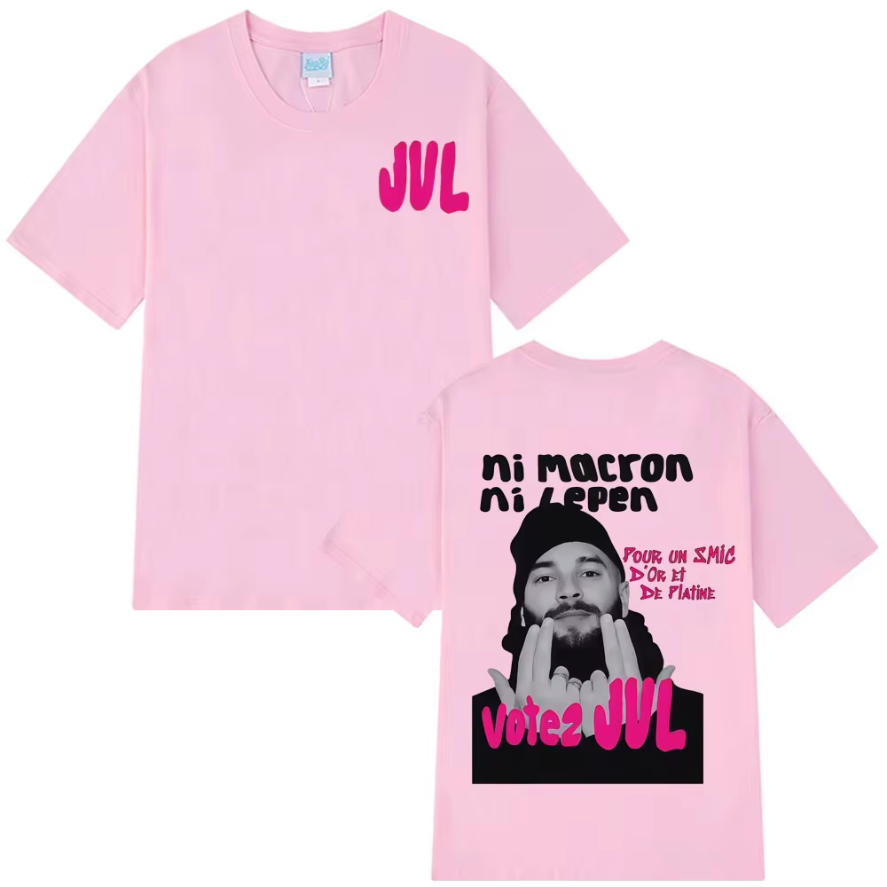 T-shirts graphiques tendance JUL, rappeur français 2026, pour hommes et femmes, T-shirt hip-hop déco