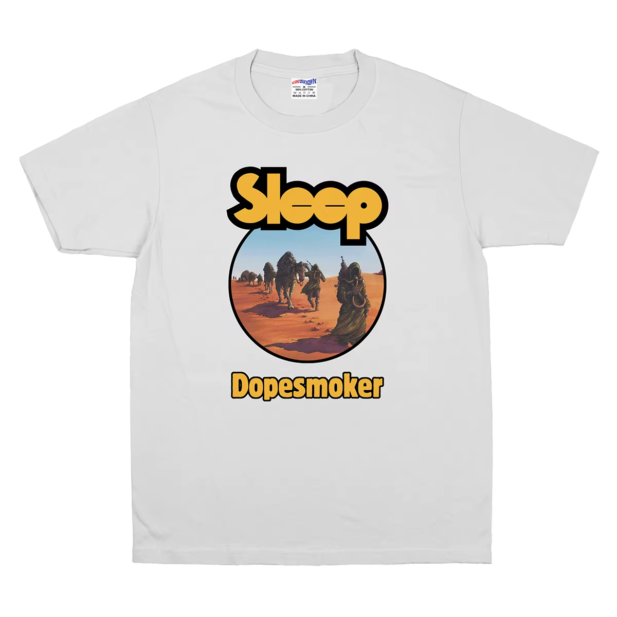 T-Shirt de sommeil Dopesmoker Metal Rock Band Om Boris Sunn O))) Earth High On Fire, vêtements en co