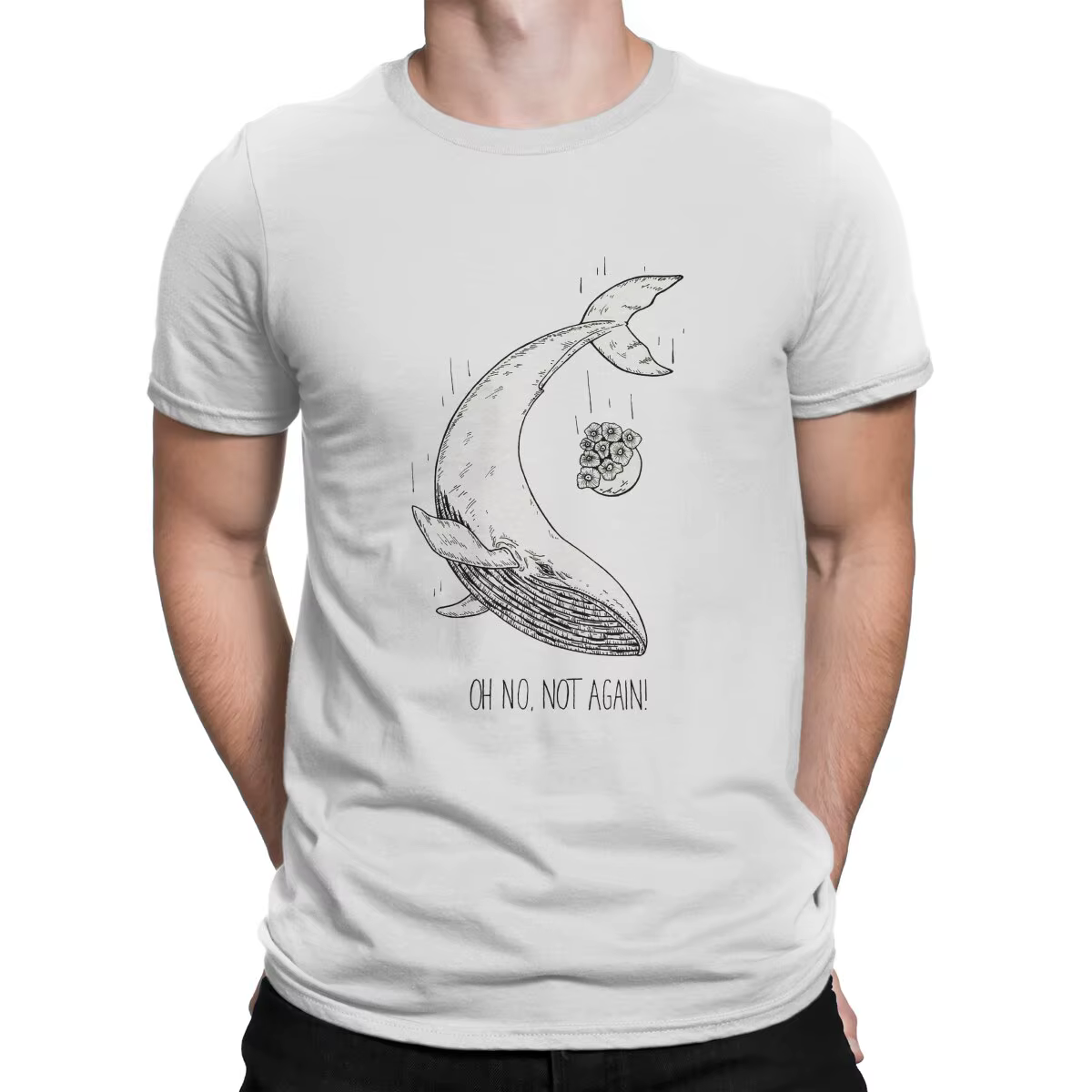 T-Shirt manches courtes col rond homme, 100% coton, Vintage, le Guide Hitchhikers de la galaxie