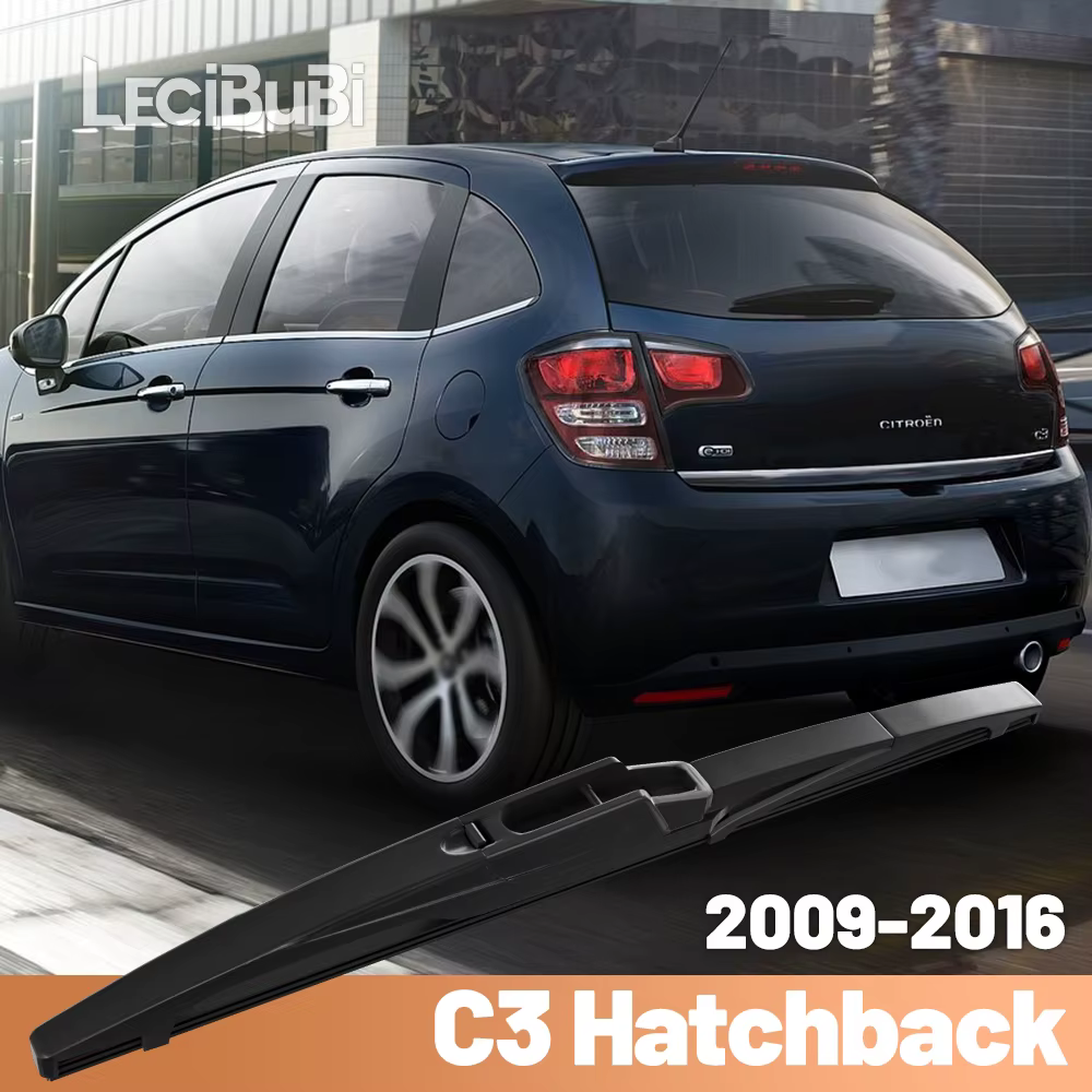 Pour citroën C3 Hatchback 2009-2016 2010 2011 2012 2013 2014 2015 pare-brise arrière balai d'essuie-