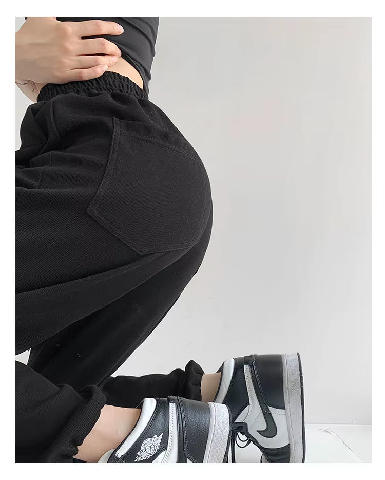 Nouveau Jogging pantalons de survêtement femmes Joggers pantalons de sport mode femme coréen survête