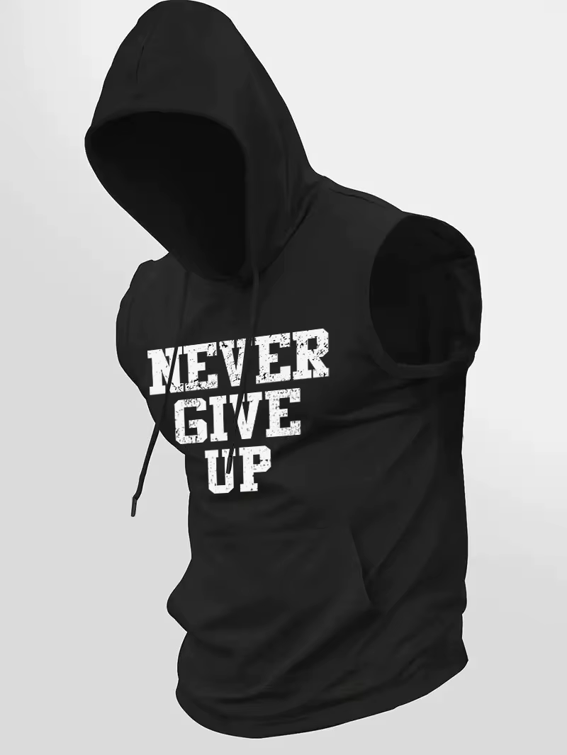 Gilet à capuche pour hommes, coupe ample, respirant, à la mode, Streetwear, sport, Fiber de Polyeste