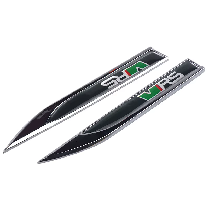 Pour Skoda Octavia Rapid Fabia Karoq Kamiq Superb VII S Kodiaq Yeti Scala – Autocollant de badge VRS