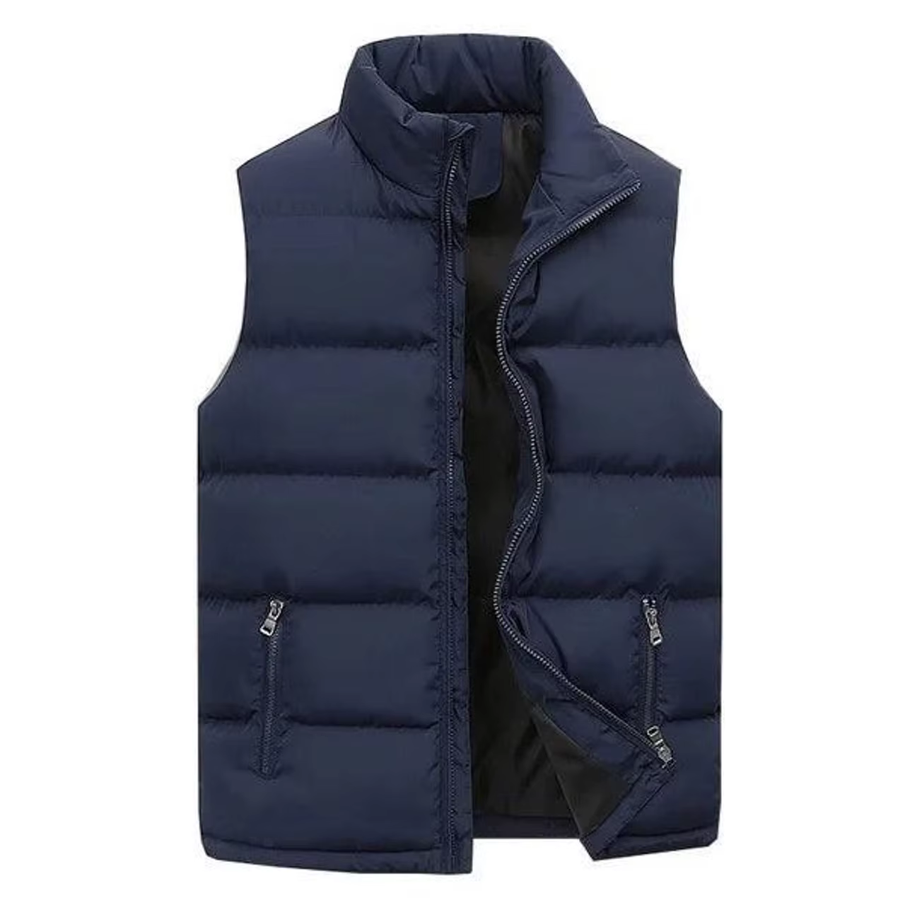 Veste matelassée personnalisable pour hommes, manteau coupe-vent à capuche, manteaux d'hiver pour ho