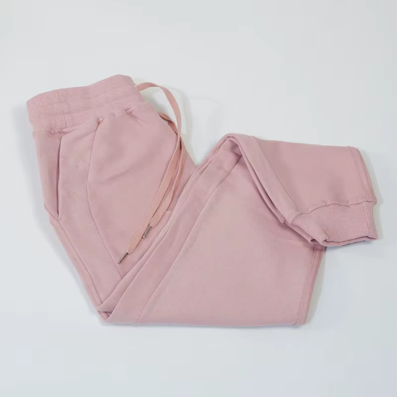 Nouveau pantalon de jogging sport pour femme, doublé polaire, taille haute, en molleton de coton épa
