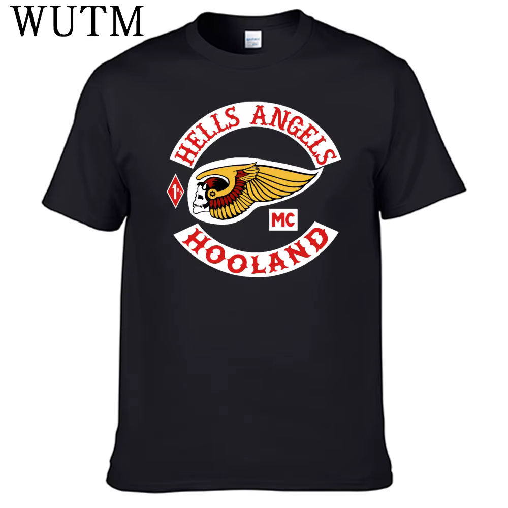 T-shirt pour hommes, 100% coton, Hell Angels Holland