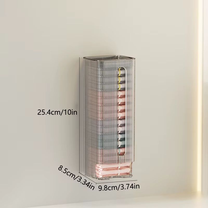 Boîte de rangement pour culottes, sous-vêtements et chaussettes, support de rangement mural, distrib