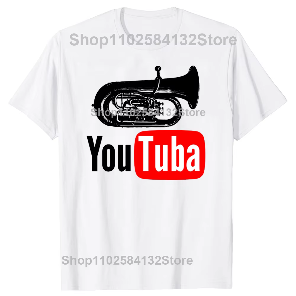 T-shirt graphique à manches courtes You Tuba, trompent du groupe de marche, musique en laiton, cadea