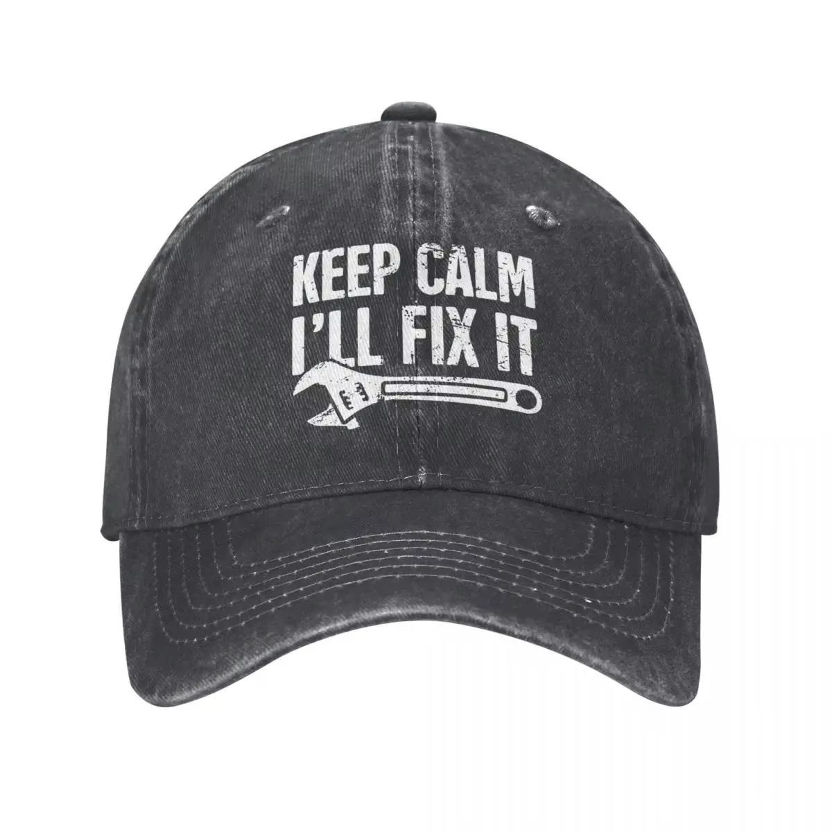 Casquette de Baseball pour hommes et femmes, Vintage, lavage, garder le calme, je vais réparer, méca