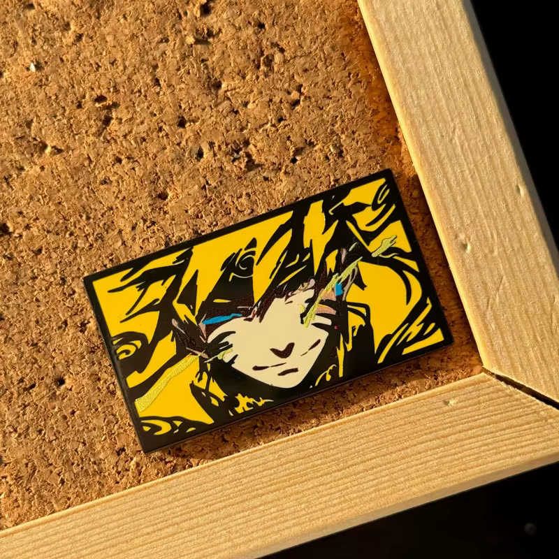 Naruto Sasuke épingles en émail Uzumaki Anime broche sac à dos chapeau sac col revers Badges hommes 