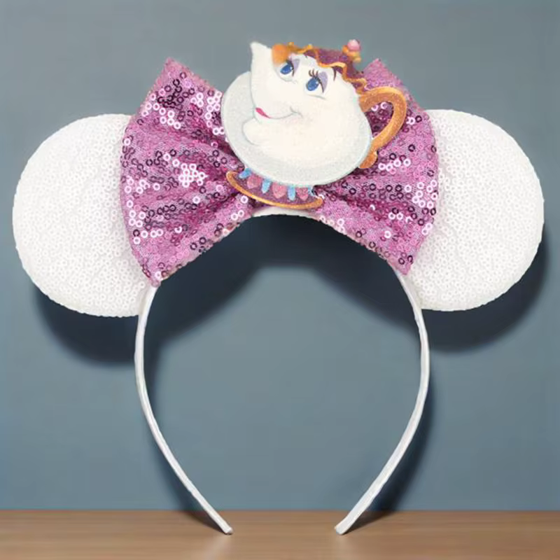 Disney la Belle et la bête Belle oreille bandeau pour adultes enchanté Rose bandeaux femmes filles c