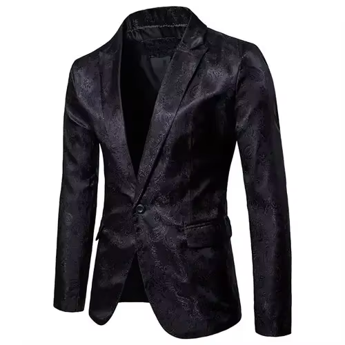Veste de costume violette pour hommes, manteau de robe de soirée de mariage, Blazer pour hommes roug