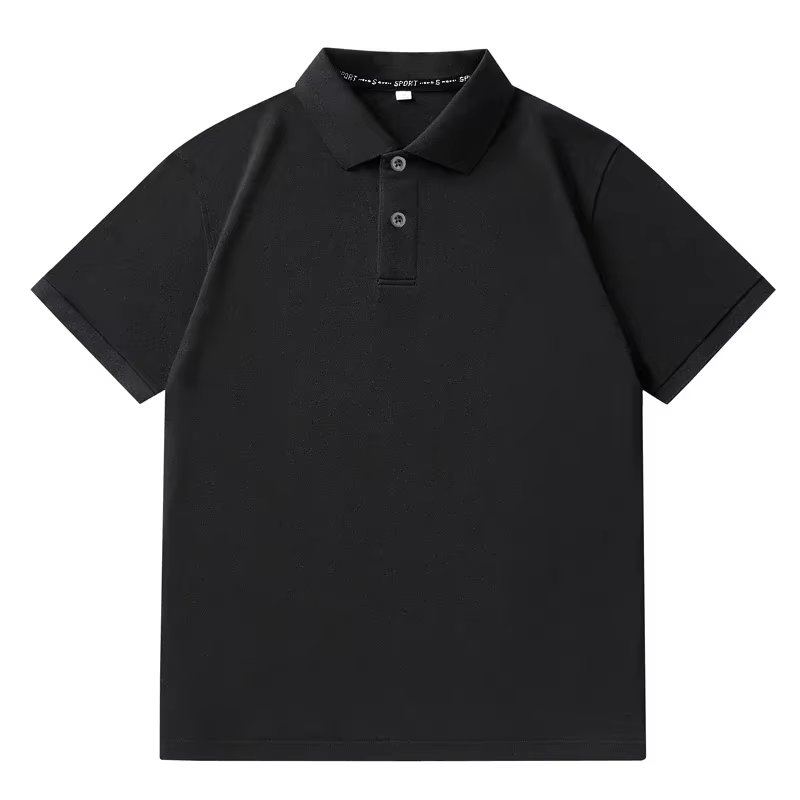 Hommes grande taille Polo surdimensionné 6XL 7XL été à manches courtes t-shirts noir ample homme che