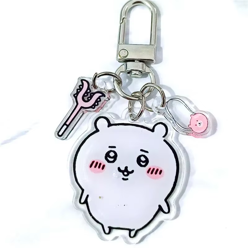 Nouveau Pendentif en Acrylique Chiikawa Hachiware Usagi, Porte-clés Dessin Animé Kawaii, Accessoire 
