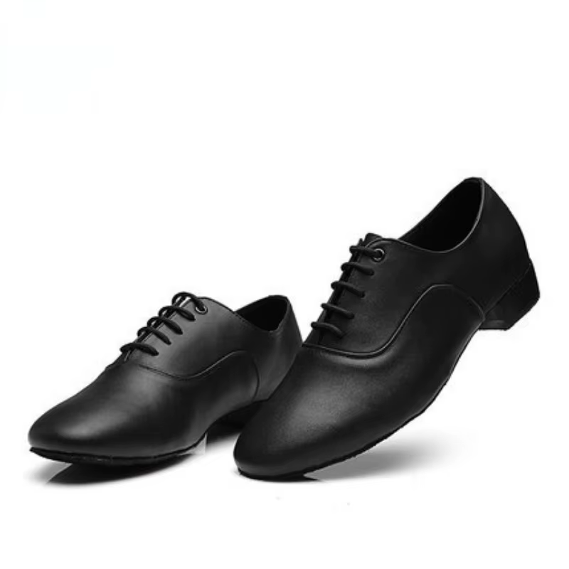 Baskets en cuir pour hommes, chaussures de danse latine pour hommes, salle de danse moderne, Tango, 
