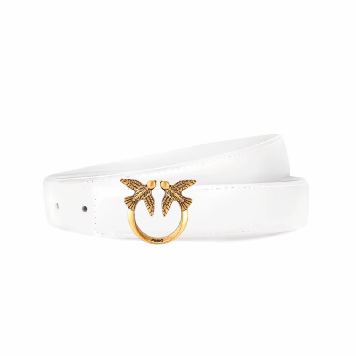 Ceinture de luxe Pinko 2026 pour femme, design minimaliste avec perles, ceinture de taille tendance 