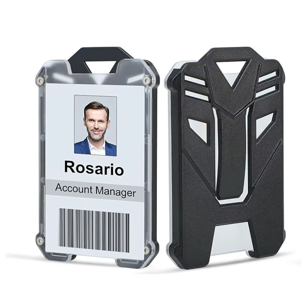 Porte-Badge rétractable et porte-Badge robuste avec Clip de ceinture, porte-carte d'identité, access