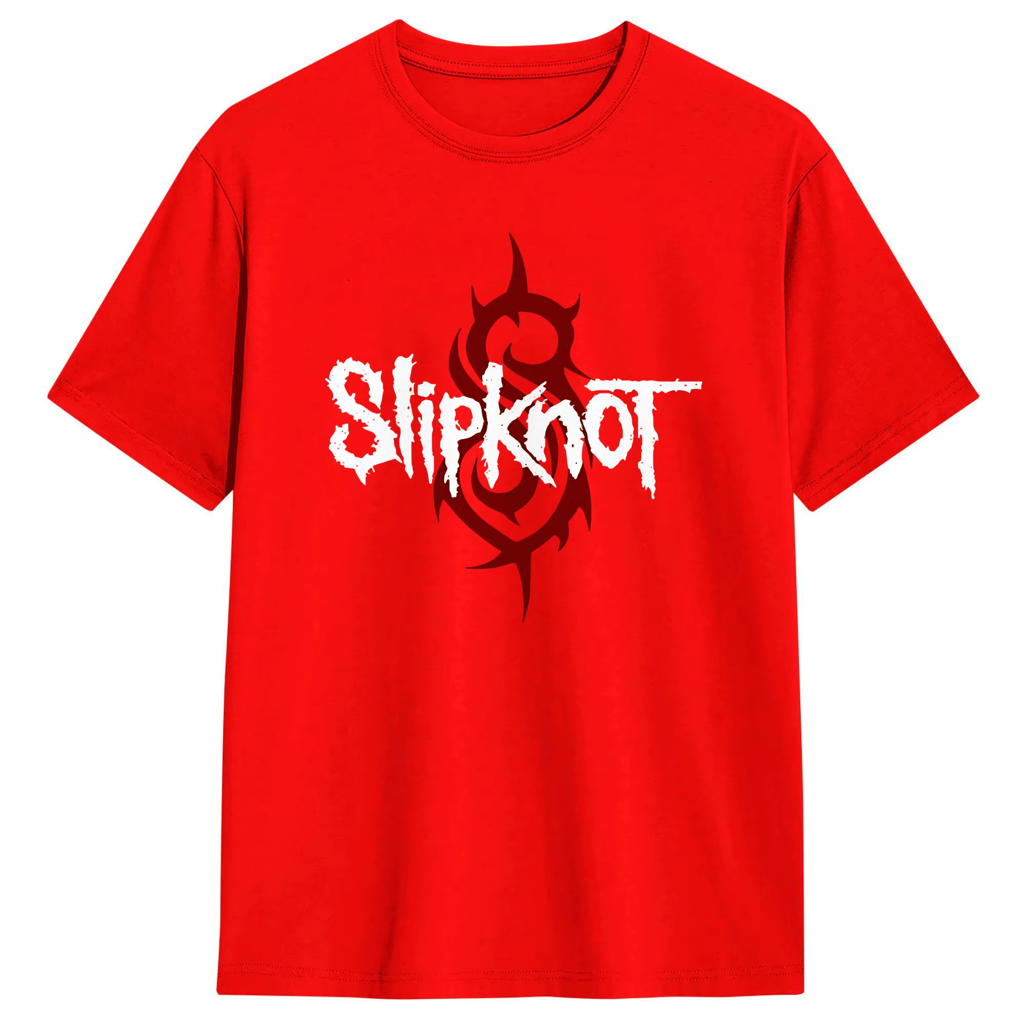 T-shirt pour homme en coton Heavy Metal, motif 'Prepare for Hell Tour', imprimé double face Slipknot