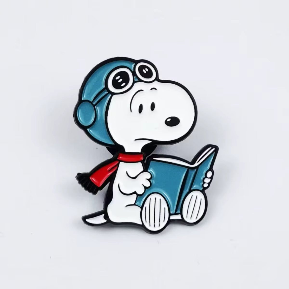 Broche Anime Snoopy Mignonne Kawaii Dessin Animé Créatif Personnalisé Polyvalent Décoration Vêtement