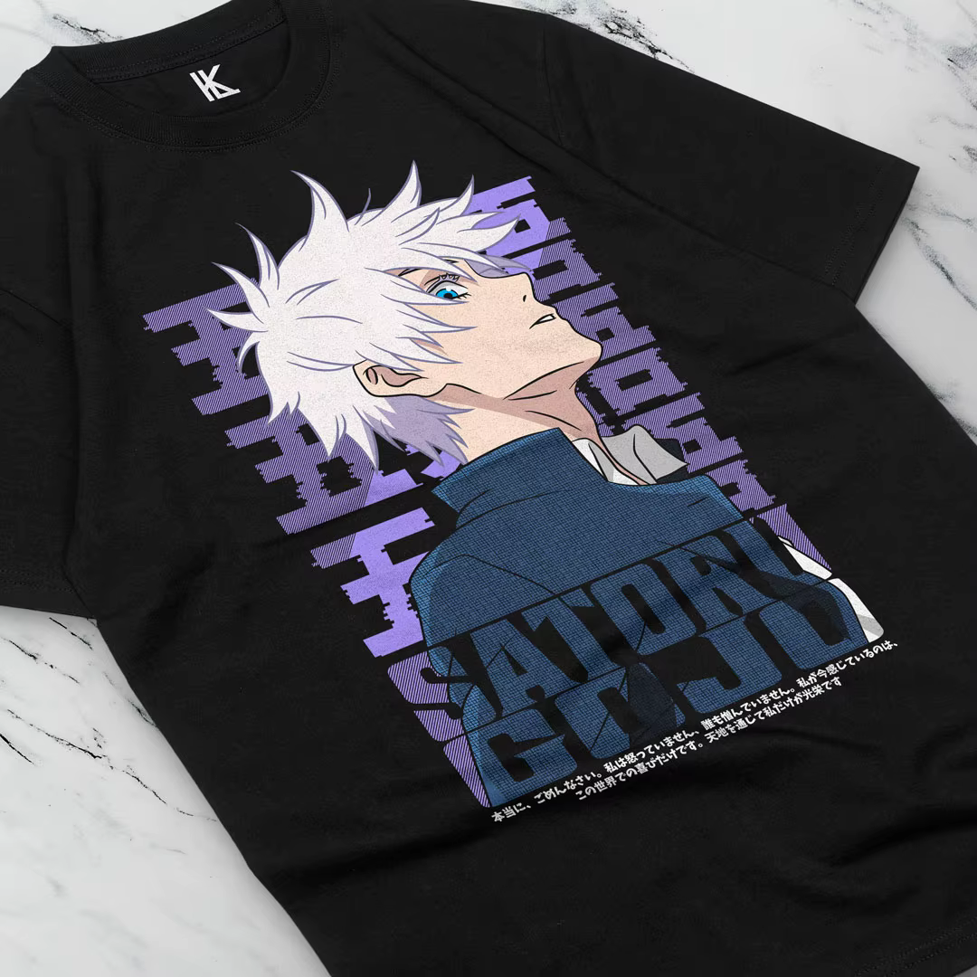T-Shirt Gojo Satoru, Jujutsu Kaimmense, horreur, drôle, JSK Yuji, cadeau
