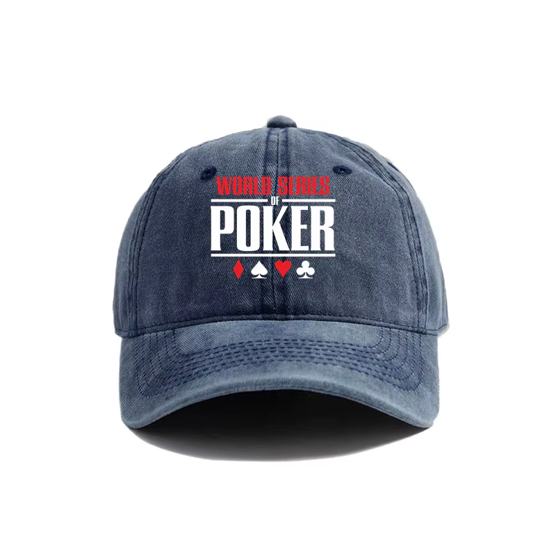 Série mondiale de casquettes de Baseball de Poker chapeaux en détresse casquette hommes femmes rétro