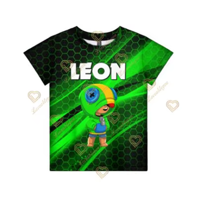 T-shirt Cosplay Brawl Stars Été 2026 pour Enfants, T-shirt Homme Femme, T-shirt Jeu de Combat, Hauts