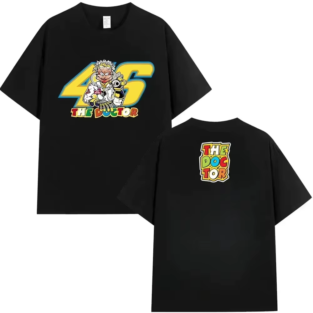T-shirt décontracté pour hommes Moto GP The Doctor Motorcycle Race Sportor Rossi, t-shirt d'été à ma