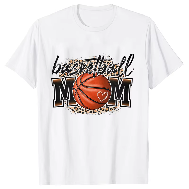 T-shirt manches courtes pour maman, basket-ball, été, imprimé drôle, graphique Y2k, cadeau de fête d