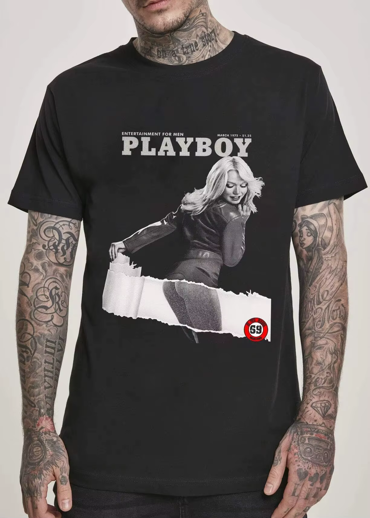 Nouveau T-shirt décontracté rétro tendance 2026 en pur coton avec design à la mode et imprimé – Vête