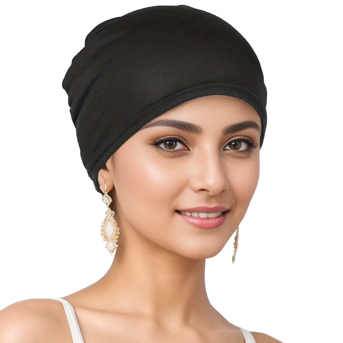 Casquettes Hijab musulmanes, nouvelle mode Premium, sous-écharpe fermée, Turban musulman, capuche de