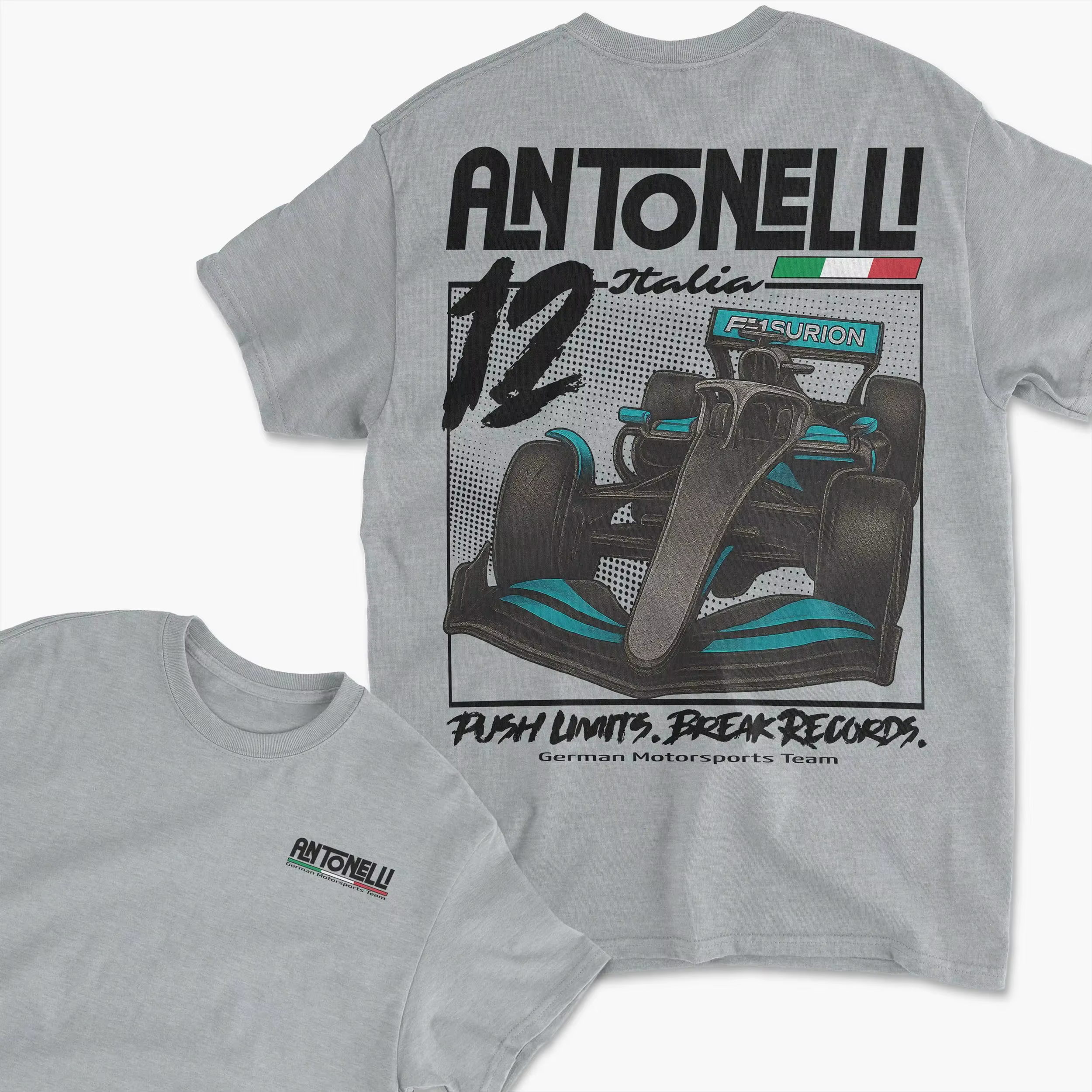 T-shirt unisexe 100% coton du champion du Grand Prix Kimi Antonelli, nouvelle collection été 2026, c