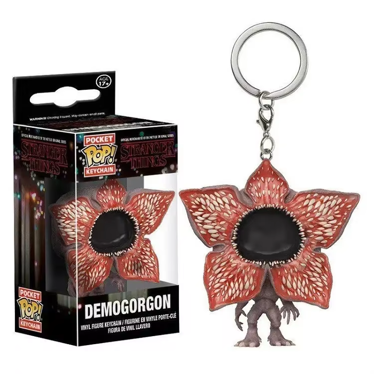 13 styles de nouveaux porte-clés FUNKO POP, figurines d'action Demogorgon, Dustin, Eleven, Freddy, S